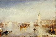 Joseph Mallord William Turner The Dogano, San Giorgio, Citella, from the Steps of the Europa oil painting reproduction